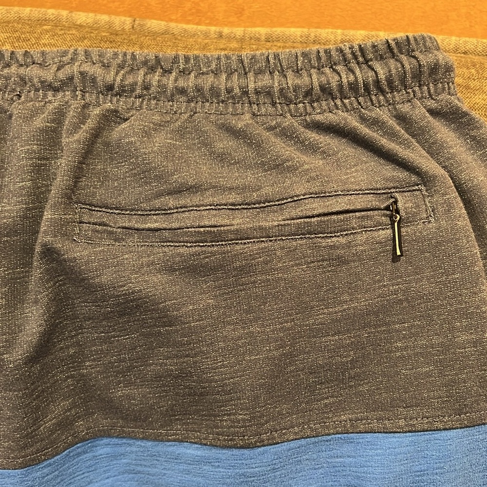 Foundry Blue Gray Drawstring Training Shorts - Picture 5 of 5